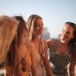 Four Happy Young Women